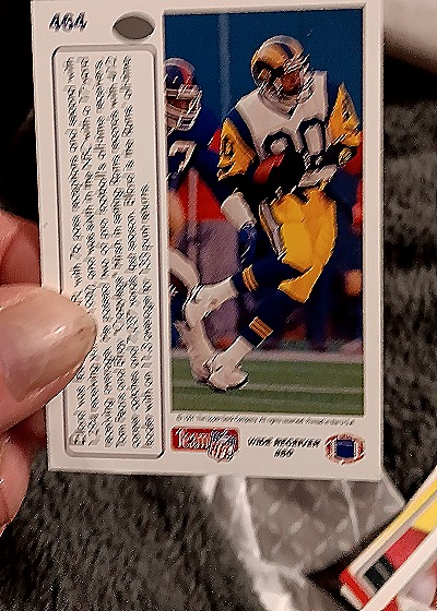 1991 Upper Deck #464 Henry Ellard — back