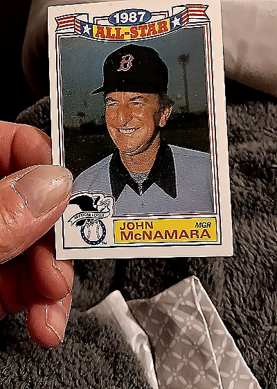 1987 Topps All-Star Commemorative #1 John McNamara — front