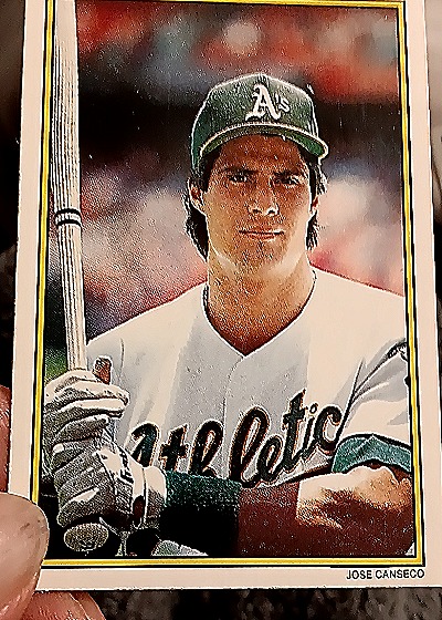 1989 Topps #12 Jose Canseco — front