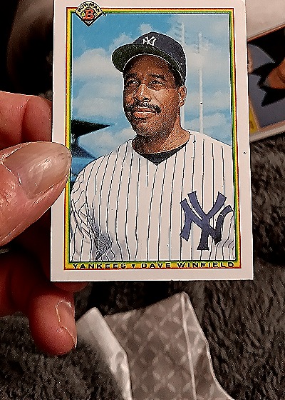 1989 Bowman #319 Dave Winfield — front
