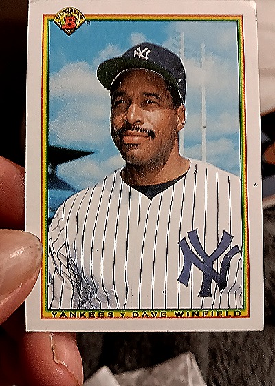 1990 Bowman #432 Dave Winfield — front