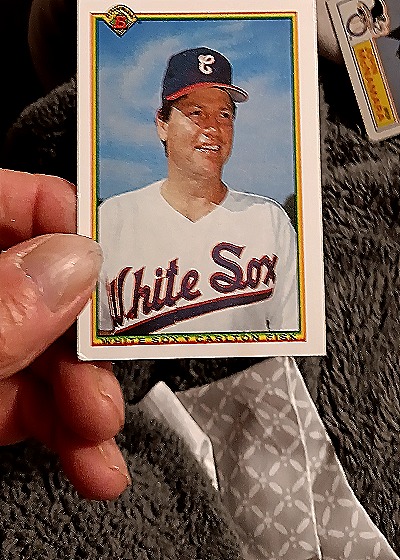 1990 Bowman #314 Carlton Fisk — front