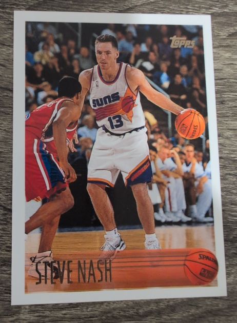 1996-97 Topps #182 Steve Nash Rookie Card — front