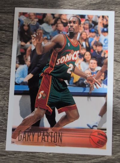 1996-97 Topps #212 Gary Payton — front