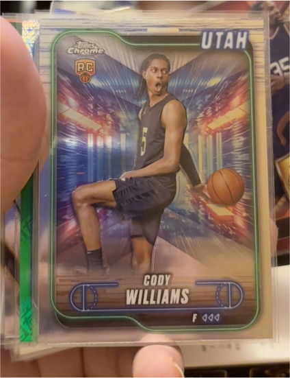 2024-25 Topps Chrome #160 Cody Williams — front