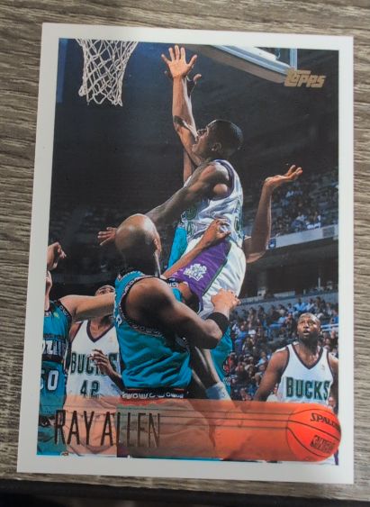 1996-97 Topps #217 Ray Allen — front
