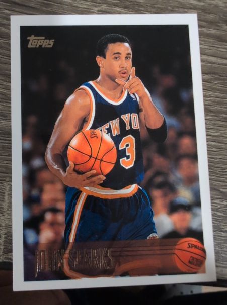 1996-97 Topps #36 John Starks — front