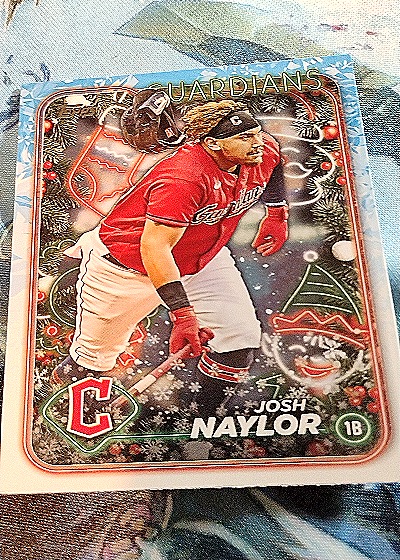 2024 Topps Holiday #H120 Josh Naylor — front