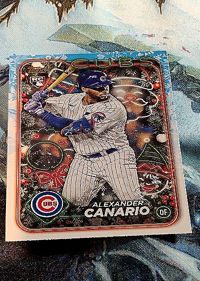 2024 Topps Holiday #H86 Alexander Canario — front