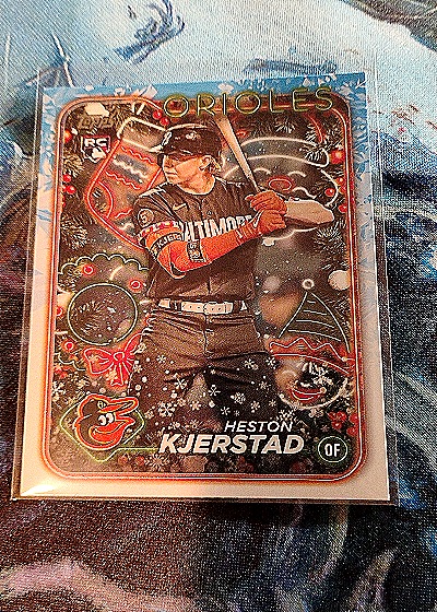 2024 Topps Holiday #H171 Heston Kjerstad — front