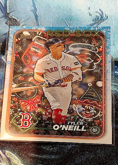 2024 Topps Holiday #H60 Tyler O'Neill — front