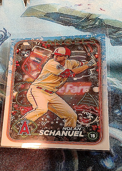 2024 Topps Holiday #H59 Nolan Schanuel — front