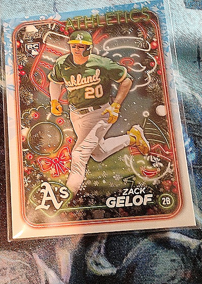 2024 Topps Holiday #H72 Zack Gelof — front