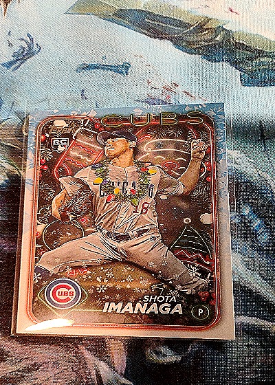 2024 Topps Holiday #H84 Shota Imanaga — front