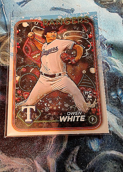 2024 Topps Holiday #H143 Owen White — front