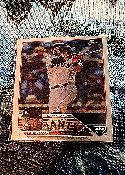 2023 Topps Series 2 #335 J.D. Davis — front