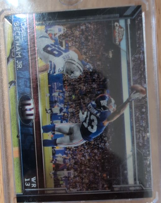 2015 Topps Chrome #18 Odell Beckham Jr. — front