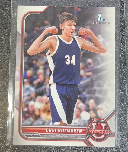 2022 Bowman University #38 Chet Holmgren — front