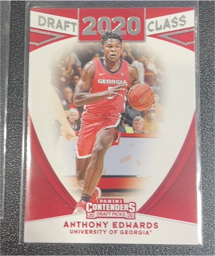 2020 Panini Contenders Draft Picks #2 Anthony Edwards — front