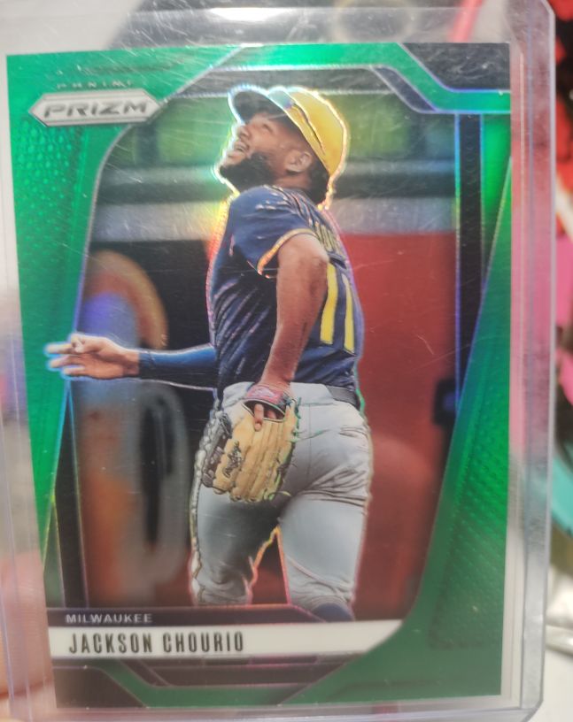 2025 Panini Prizm #108 Jackson Chourio — front