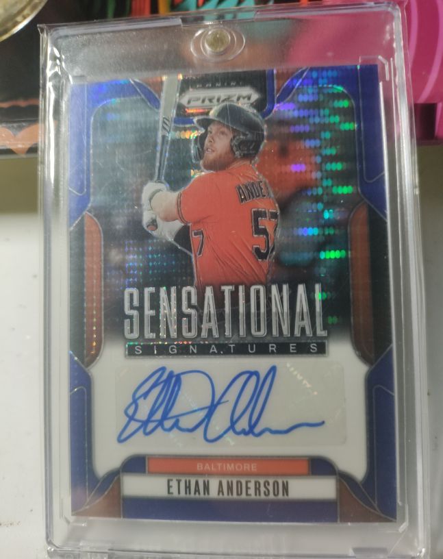 2025 Panini Prizm Sensational Signatures #SS-EA Ethan Anderson — front