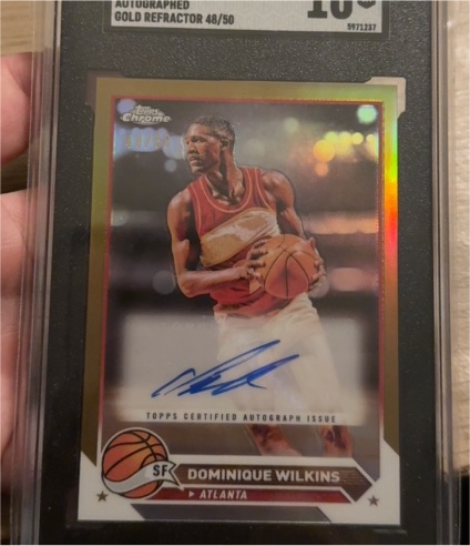 2023-24 Topps Chrome #CG-DW Dominique Wilkins — front