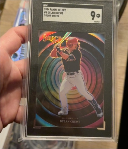 2024 Panini Select #9 Dylan Crews Color Wheel — front
