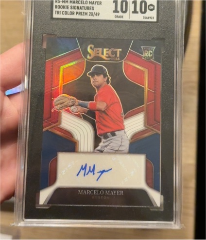 2023 Panini Select Rookie Signatures Tri Color Prizm #RS-MM Marcelo Mayer — front