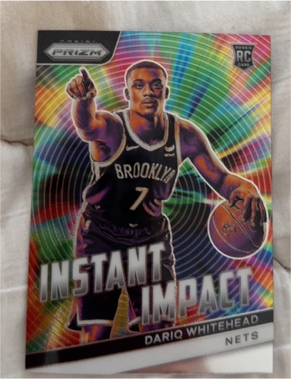 2023-24 Panini Prizm Instant Impact #10 Dariq Whitehead — front