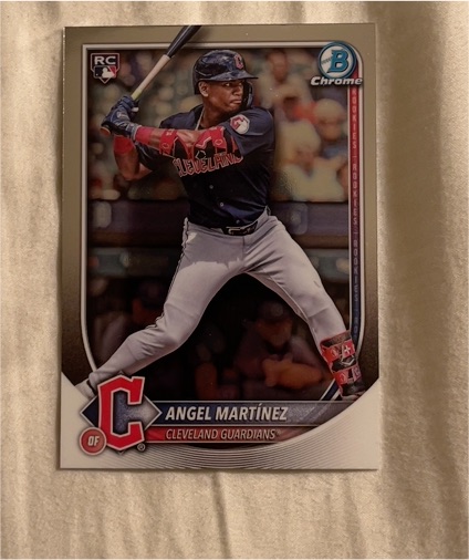 2025 Bowman Chrome #68 Angel Martínez — front
