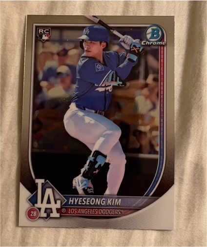 2025 Bowman Chrome #2 Hyeseong Kim — front