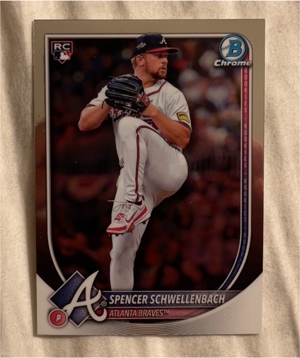 2025 Bowman Chrome #84 Spencer Schwellenbach — front