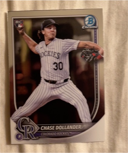 2025 Bowman Chrome #62 Chase Dollander — front