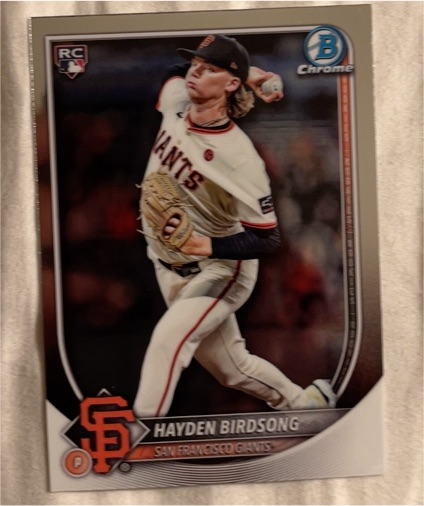 2025 Bowman Chrome #63 Hayden Birdsong — front