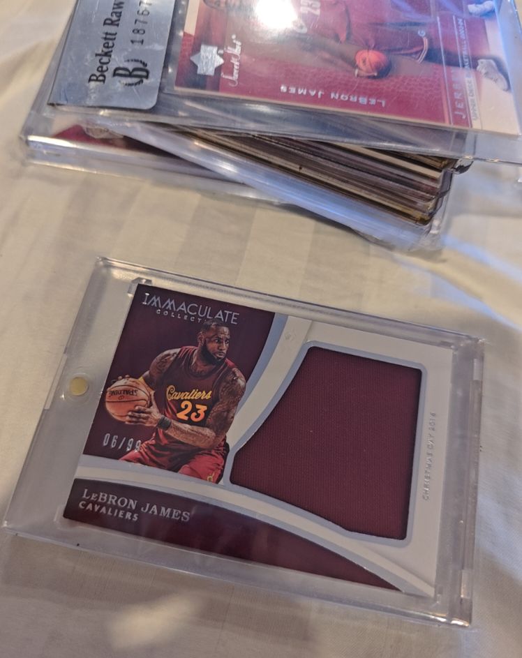2017 Panini Immaculate Collection #SE-LBJ LeBron James — front