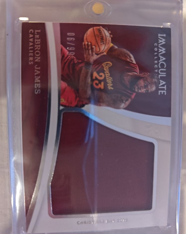 2016 Panini Immaculate Collection #06/99 LeBron James Cavaliers — front