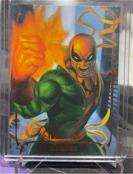 2024 Upper Deck Marvel Masterpieces Presents Nahuel Grego #16 Iron Fist — front