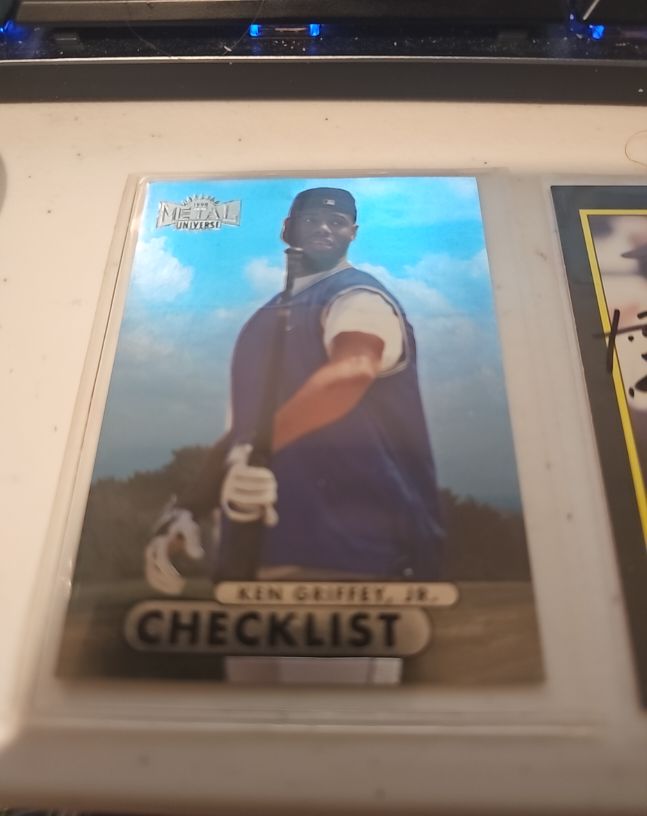 1998 Fleer Metal Universe #218 Ken Griffey Jr. Checklist — front