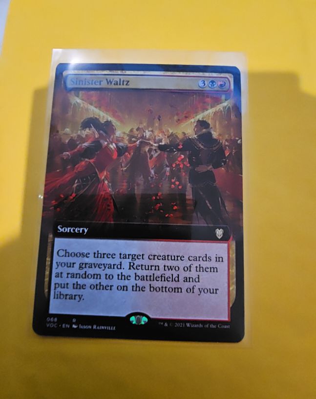 2021 Magic: The Gathering #68 Sinister Waltz — front