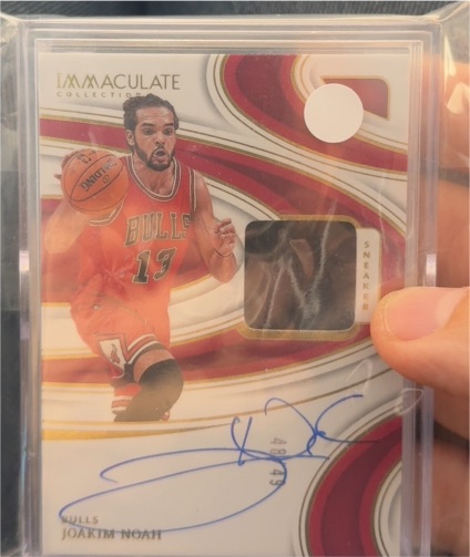 2023-24 Panini Immaculate Collection Sneaker Swatches Joakim Noah — front