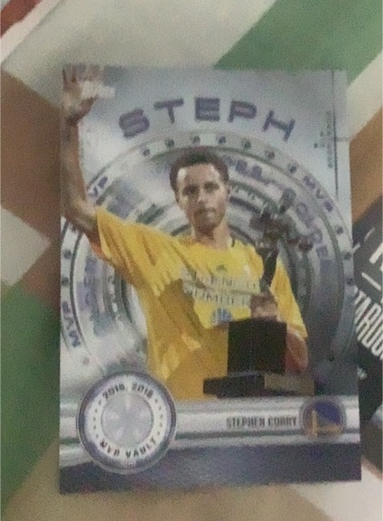 2025-26 Topps Basketball #MVP-6 Stephen Curry MVP Vault — front