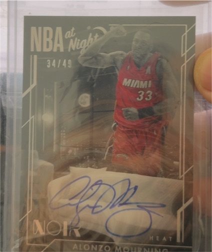2024 Panini Noir NBA at Night #34 Alonzo Mourning — front