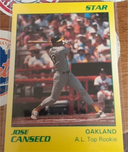1990 Star Company #6 Jose Canseco — front