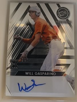 2024 Press Pass Premium #37 Will Gasparino — front