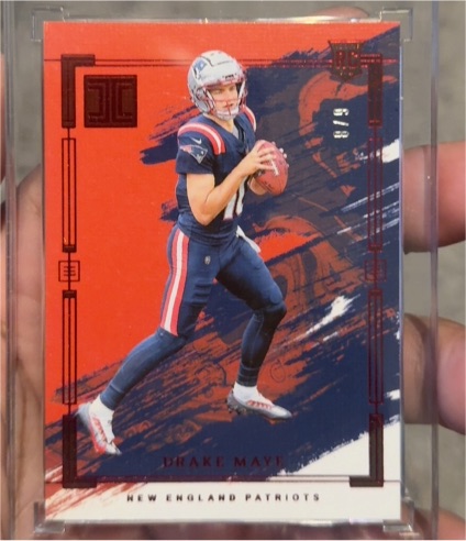 2024 Panini Impeccable #73 Drake Maye — front