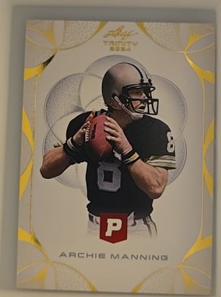 2024 Leaf Trinity #8 Archie Manning — front