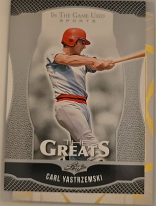 2024 Leaf In The Game Used #TG-4 Carl Yastrzemski The Greats — front