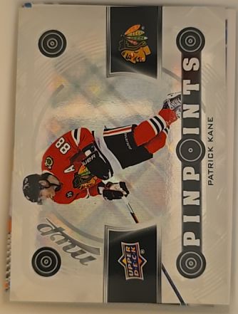 2022-23 Upper Deck MVP Pinpoints #PP-1 Patrick Kane — front