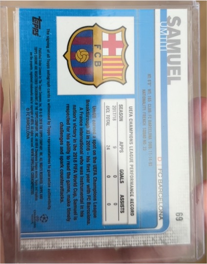 2007 Topps UEFA Champions League #69 Samuel Eto'o — front