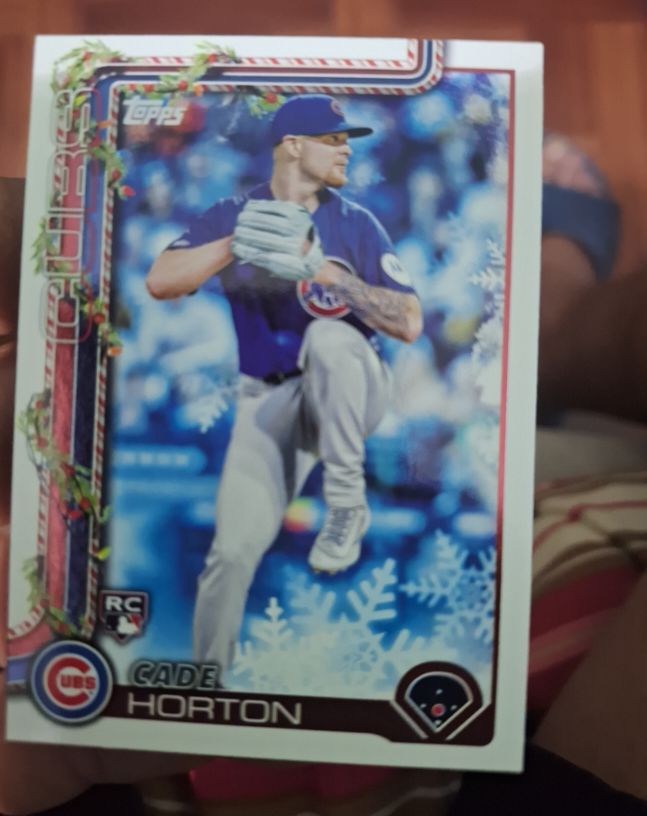 2025 Topps Holiday #H140 Cade Horton — front